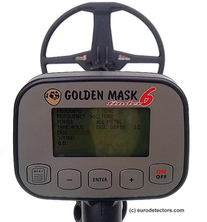 Golden Mask 6 Multifrequenz-Metalldetektor