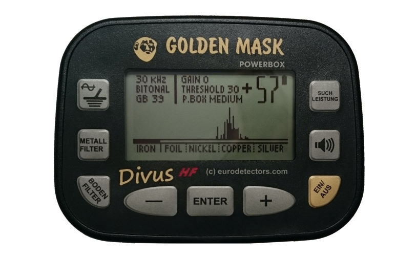 Golden Mask Divus HF Metalldetektor